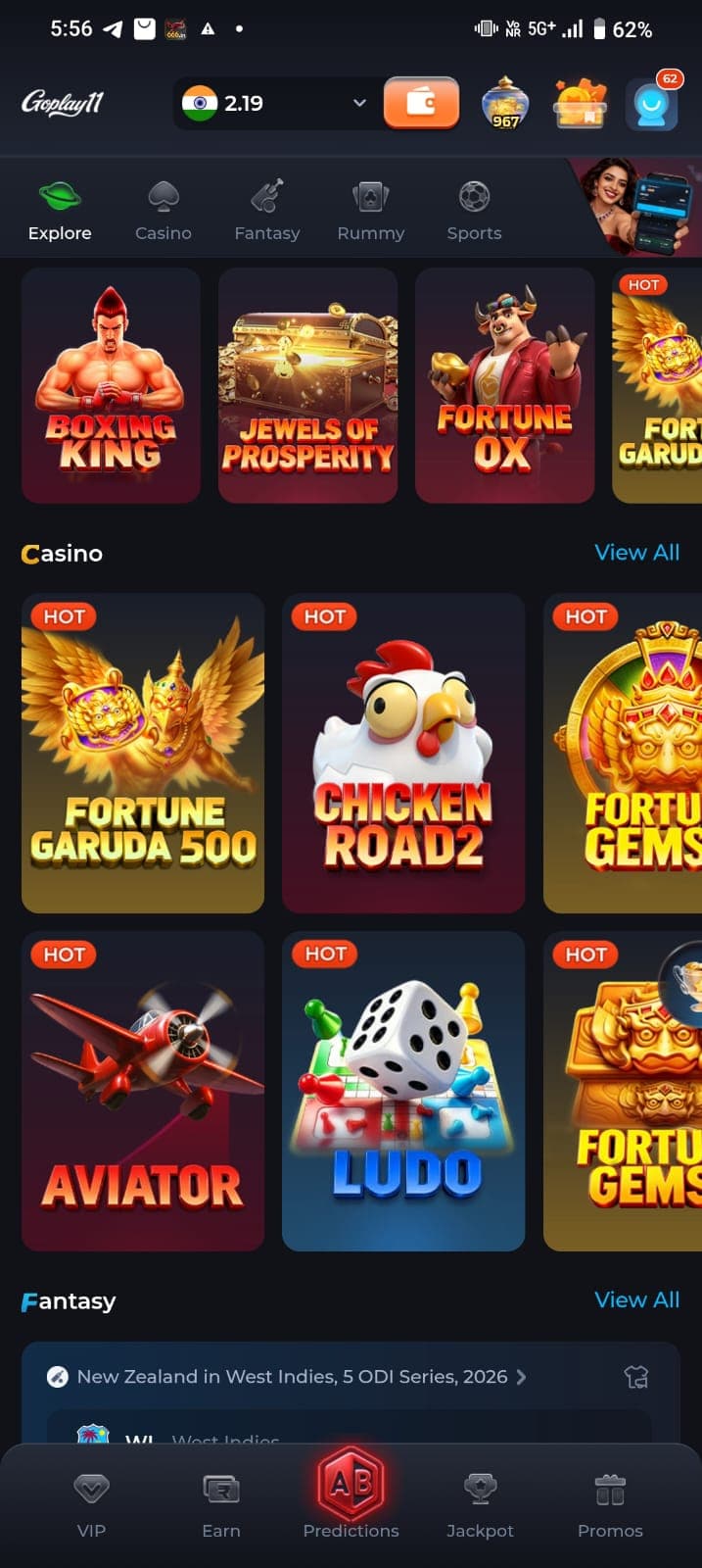 GoPlay11 head to head fantasy cricket contest